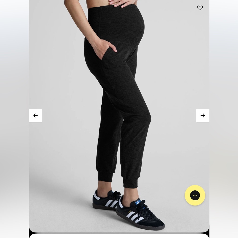 Beyond Yoga Beyond the Bump Spacedye Maternity MIDI Joggers Sz M
